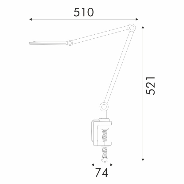 ΦΩΤΙΣΤΙΚΟ ΓΡΑΦΕΙΟΥ ΑΣΗΜΙ ΠΛΑΣΤΙΚΟ LED SMD  9W 500LM  CCT 3000K-4000K-6000K IP20 - Image 3