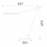 ΦΩΤΙΣΤΙΚΟ ΓΡΑΦΕΙΟΥ ΑΣΗΜΙ ΠΛΑΣΤΙΚΟ LED SMD  9W 500LM CCT 3000K-4000K-6000K IP20 - Image 3