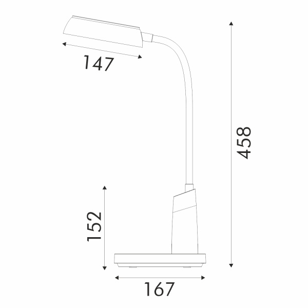 ΦΩΤΙΣΤΙΚΟ ΓΡΑΦΕΙΟΥ LED ACA BL1315LWH ΛΕΥΚΟ 10W CCT 3000K/3800K/5700K 500LM - Image 3