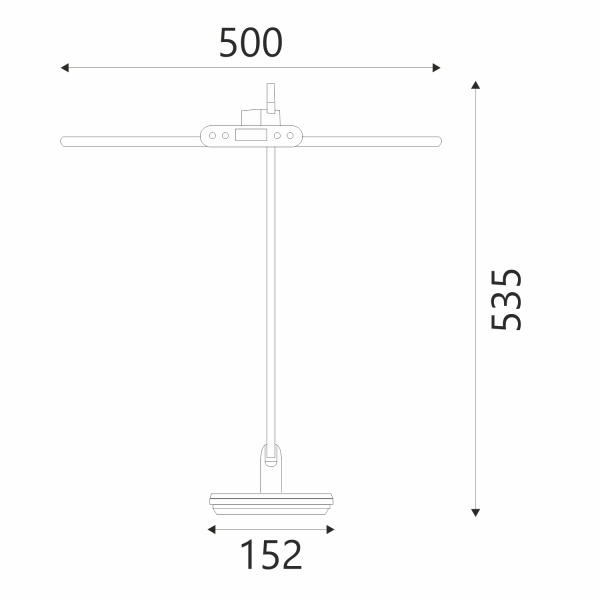 ΦΩΤΙΣΤΙΚΟ ΓΡΑΦΕΙΟΥ ΓΚΡΙ ΠΛΑΣΤΙΚΟ LED SMD  10W 600LM CCT 2700K-4000K-6500K IP20 - Image 3
