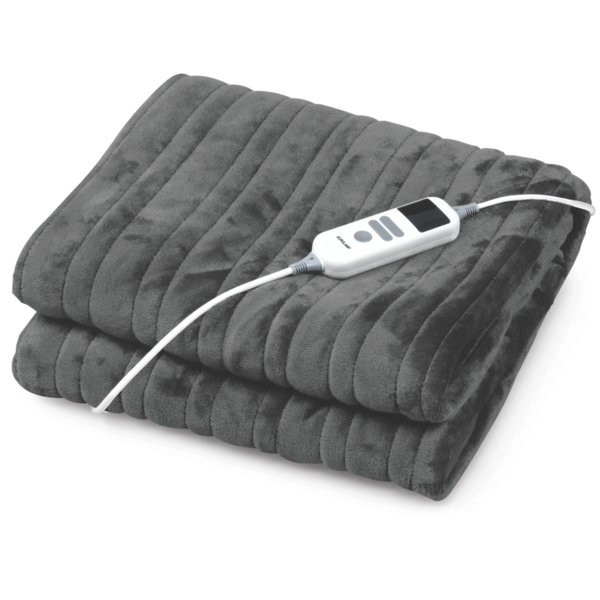 cdbefe107cce4c2a823ac7d293879986 ΗΛΕΚΤΡΙΚΗ ΚΟΥΒΕΡΤΑ FLEECE ΓΚΡΙ 1,80Χ1,30m, 10 ΡΥΘΜΙΣΕΙΣ ΘΕΡΜΟΚΡΑΣΙΑΣ, LED ΟΘΟΝΗ, ΧΡΟΝΟΔΙΑΚΟΠΤΗΣ 1-9Ω, ΠΛΕΝΟΜΕΝΗ, 130W - Image 1
